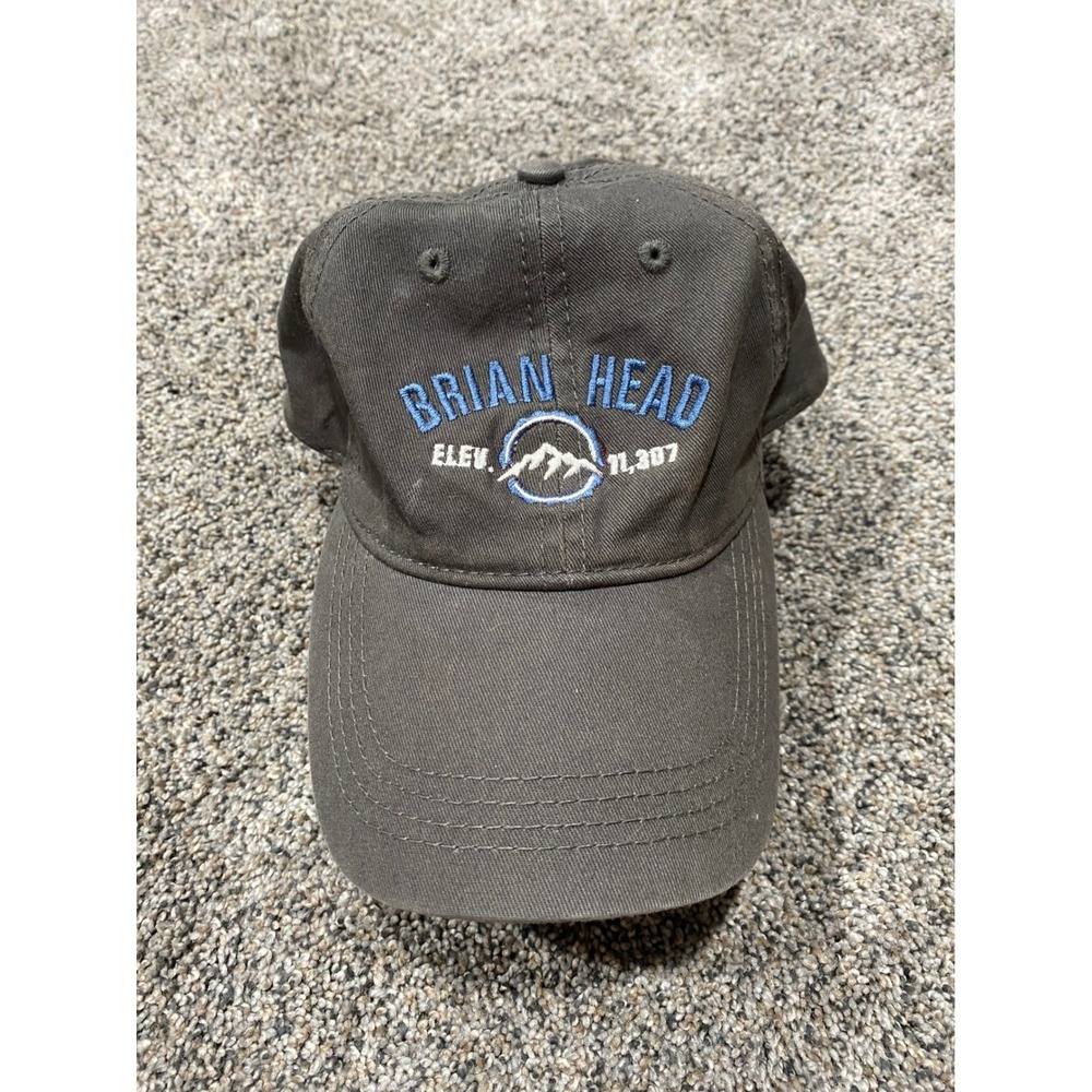 Prairie Mountain Hat Unisex OSFA Gray Excellent Brian Head Utah Baseball Cap